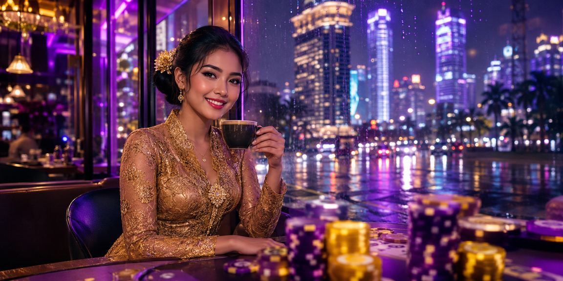 Permainan kartu casino di kafe Vietnam dengan suasana hangat dan elegan